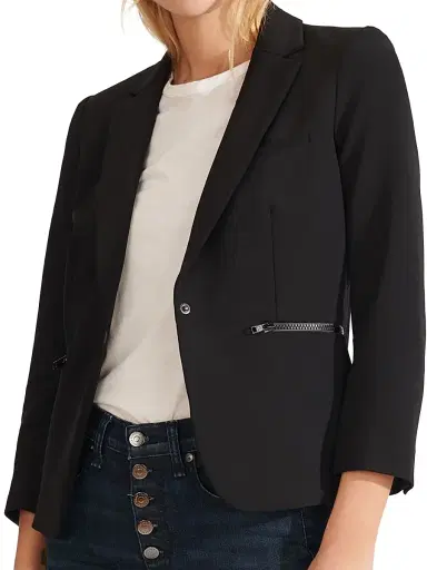 Veronica Beard Women's Core Scuba Schoolboy Jacket | Thumbnail 4