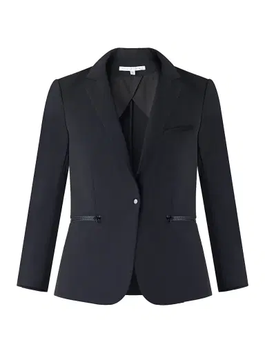 Veronica Beard Women's Core Scuba Schoolboy Jacket | Thumbnail 1