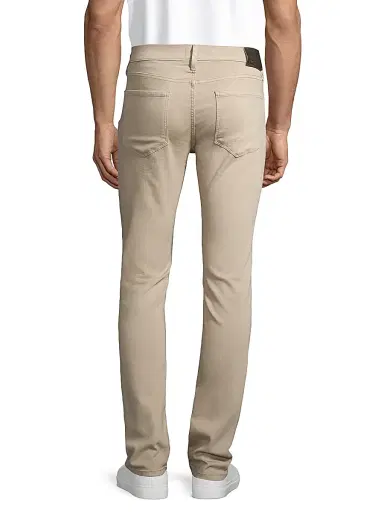 PAIGE Lennox Stretch Slim-Fit Jeans - Toasted Almond | Thumbnail 5