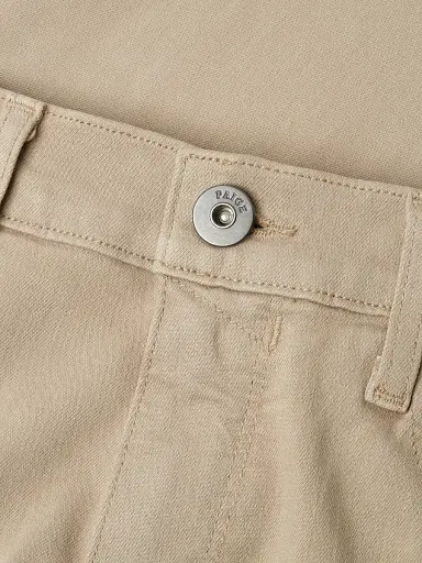 PAIGE Lennox Stretch Slim-Fit Jeans - Toasted Almond | Thumbnail 6