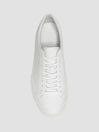 Vince Men's Fulton Leather Oxford Sneakers - White | Thumbnail 5 Vince Men's Fulton Leather Oxford Sneakers - White | Thumbnail 5