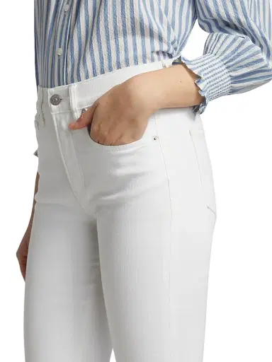 Veronica Beard Women's Beverly High-Rise Skinny Flare Jeans - White - Size 24 | Thumbnail 6
