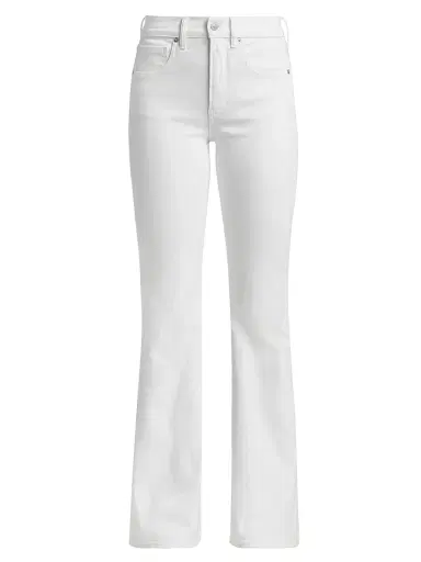 Veronica Beard Women's Beverly High-Rise Skinny Flare Jeans - White - Size 24 | Thumbnail 1