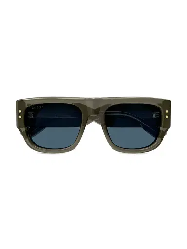 Gucci Men's Nouvelle Vague 54MM Square Acetate Sunglasses - Grey | Thumbnail 2