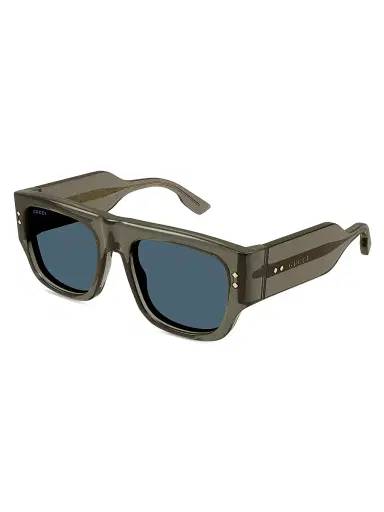 Gucci Men's Nouvelle Vague 54MM Square Acetate Sunglasses - Grey | Thumbnail 1