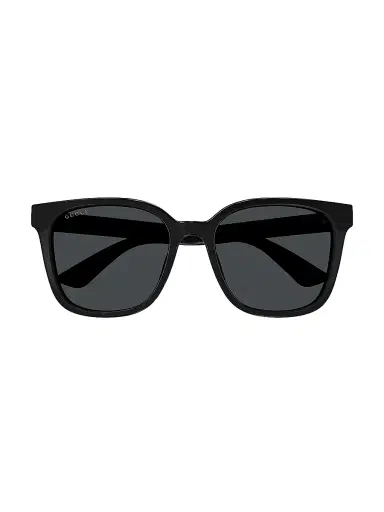 Gucci Men's Minimal 56MM Round Injection Sunglasses - Black | Thumbnail 2