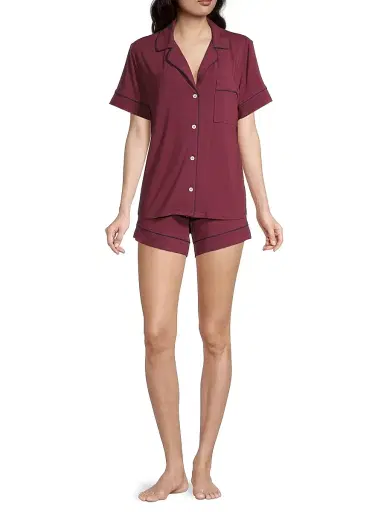 Eberjey Women's Gisele Relaxed 2-Piece Pajama Set | Thumbnail 2 Eberjey Women's Gisele Relaxed 2-Piece Pajama Set | Thumbnail 2