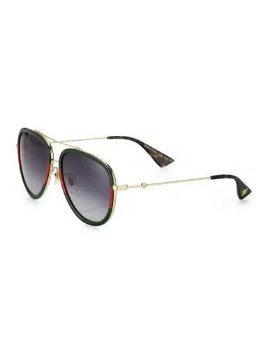 Gucci Men's 57MM Pilot Sunglasses | Thumbnail 2 Gucci Men's 57MM Pilot Sunglasses | Thumbnail 2