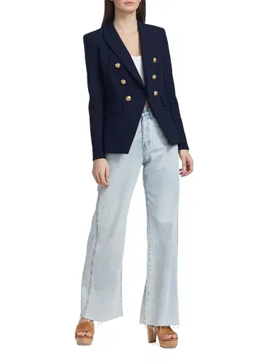Veronica Beard Women's Miller Dickey Jacket - Navy - Size 8 | Thumbnail 2 Veronica Beard Women's Miller Dickey Jacket - Navy - Size 8 | Thumbnail 2