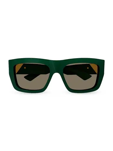 Bottega Veneta Men's New Triangle Acetate 57MM Square Sunglasses | Thumbnail 2 Bottega Veneta Men's New Triangle Acetate 57MM Square Sunglasses | Thumbnail 2
