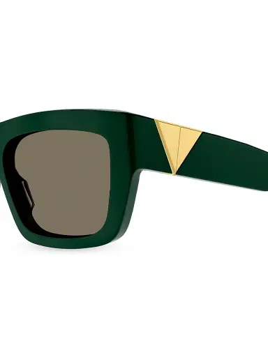 Bottega Veneta Men's New Triangle Acetate 57MM Square Sunglasses | Thumbnail 3 Bottega Veneta Men's New Triangle Acetate 57MM Square Sunglasses | Thumbnail 3
