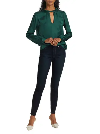 PAIGE Women's Hoxton High-Rise Skinny Ankle Jeans - Mona - Size 32 | Thumbnail 2
