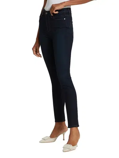 PAIGE Women's Hoxton High-Rise Skinny Ankle Jeans - Mona - Size 32 | Thumbnail 4