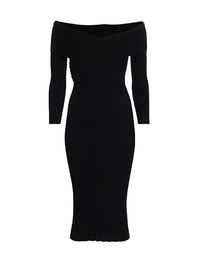 Veronica Beard Women's Soraya Off-The-Shoulder Body-Con Dress - Black