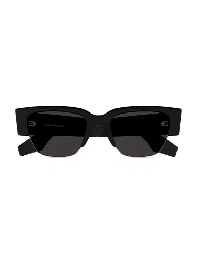 Alexander McQueen Men's Graffiti 54MM Mirrored Acetate Sunglasses | Thumbnail 1