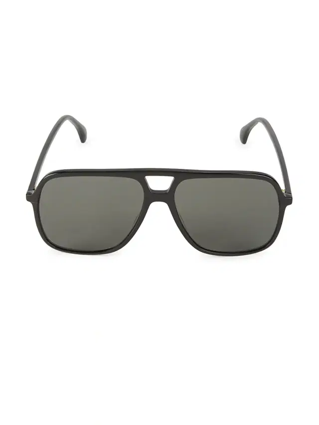 Men's 58MM Aviator Sunglasses