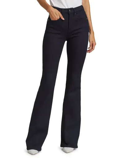 Veronica Beard Women's Beverly High-Rise Skinny Flared Pants | Thumbnail 2 Veronica Beard Women's Beverly High-Rise Skinny Flared Pants | Thumbnail 2