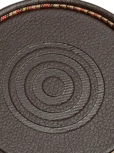 Wolf WM Brown X  4-Piece Coasters & Case Set - Brown | Thumbnail 6
