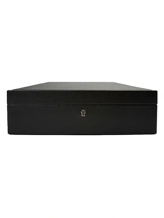 Wolf British Racing 10-Piece Watch Box - Black