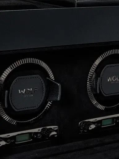 Wolf British Racing Triple Watch Winder - Black | Thumbnail 6
