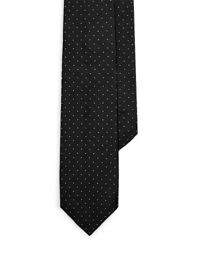 Ralph Lauren Purple Label Men's Polka Dot Silk Tie | Thumbnail 1 Ralph Lauren Purple Label Men's Polka Dot Silk Tie | Thumbnail 1