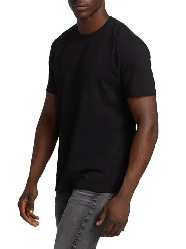 Frame Men's Logo Cotton T-Shirt | Thumbnail 4 Frame Men's Logo Cotton T-Shirt | Thumbnail 4