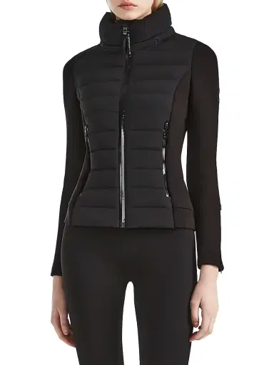 Rudsak Women's Mabs Quilted Down Hooded Jacket - Black | Thumbnail 4 Rudsak Women's Mabs Quilted Down Hooded Jacket - Black | Thumbnail 4