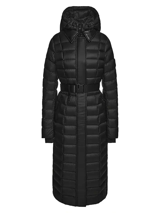 Women's Roxie Quilted Down Coat - Black