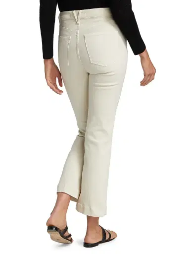 Veronica Beard Women's Carson High-Rise Ankle Flare Jeans - Ecru - Size 32 | Thumbnail 5