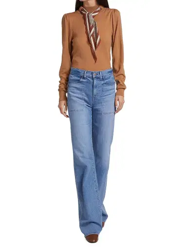 Veronica Beard Women's Crosbie Wide-Leg Jeans - Amethyst - Size 32 | Thumbnail 2 Veronica Beard Women's Crosbie Wide-Leg Jeans - Amethyst - Size 32 | Thumbnail 2