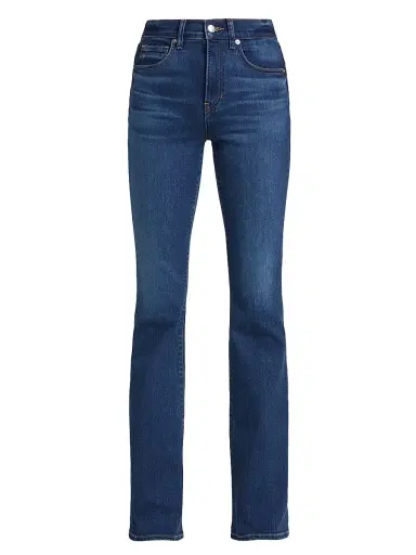 Veronica Beard Women's Beverly High-Rise Skinny Flared Jeans - Bright Blue - Size 32 | Thumbnail 1 Veronica Beard Women's Beverly High-Rise Skinny Flared Jeans - Bright Blue - Size 32 | Thumbnail 1