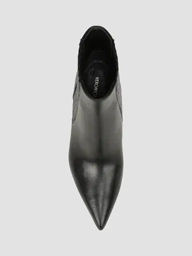Veronica Beard Women's Lisa 70MM Leather Ankle Boots - Black - Size 9.5 | Thumbnail 5