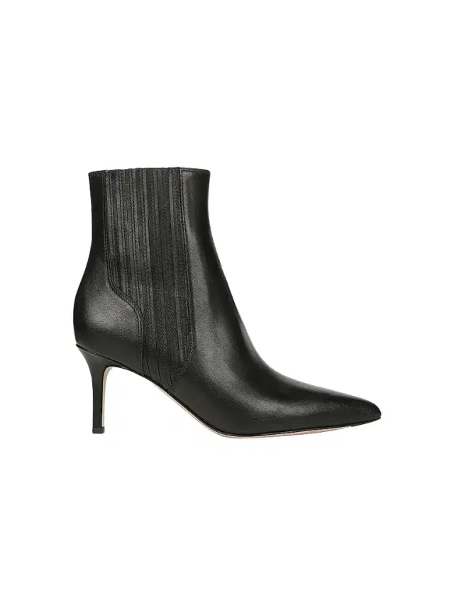 Women's Lisa 70MM Leather Ankle Boots - Black - Size 9.5