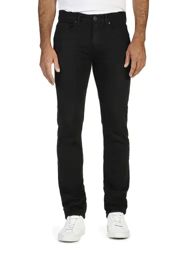 PAIGE Federal Stretch Slim-Straight Jeans - Black Shadow - Size 40 | Thumbnail 3 PAIGE Federal Stretch Slim-Straight Jeans - Black Shadow - Size 40 | Thumbnail 3