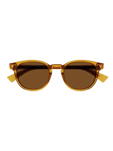 Bottega Veneta Men's Triangle Stud 50MM Round Sunglasses | Thumbnail 1 Bottega Veneta Men's Triangle Stud 50MM Round Sunglasses | Thumbnail 1