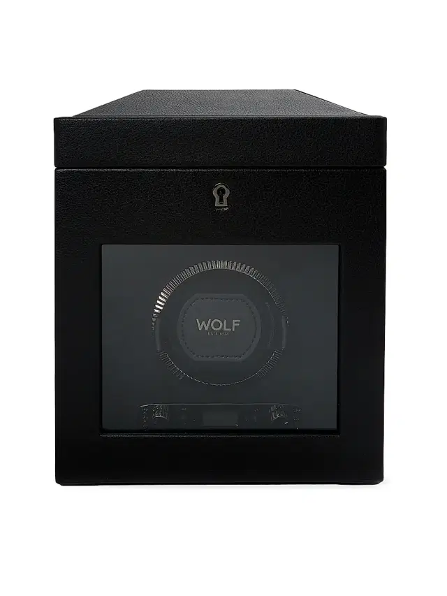 Wolf British Racing Single Watch Winder - Black