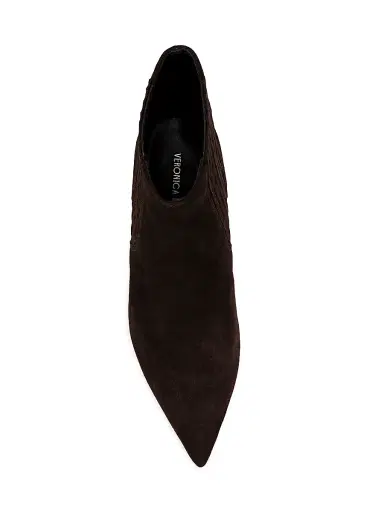 Veronica Beard Women's Lisa 70MM Suede Ankle Boots - Espresso - Size 9.5 | Thumbnail 4 Veronica Beard Women's Lisa 70MM Suede Ankle Boots - Espresso - Size 9.5 | Thumbnail 4