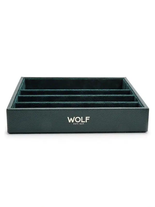 Wolf Analog Shift Vintage Strap Changing Tray - Green
