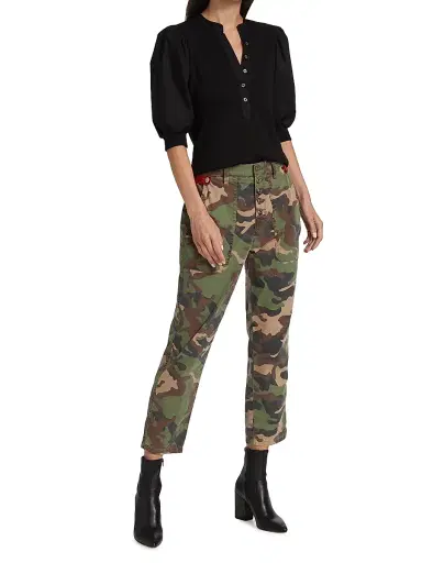 Veronica Beard Women's Coralee Puff-Sleeve Top | Thumbnail 2 Veronica Beard Women's Coralee Puff-Sleeve Top | Thumbnail 2