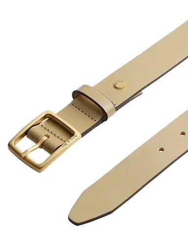 rag & bone Women's Boyfriend Leather Belt - Dune | Thumbnail 3