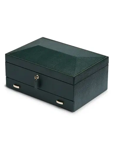 Wolf British Racing Green 10-Piece With Drawer Watch Box | Thumbnail 1 Wolf British Racing Green 10-Piece With Drawer Watch Box | Thumbnail 1