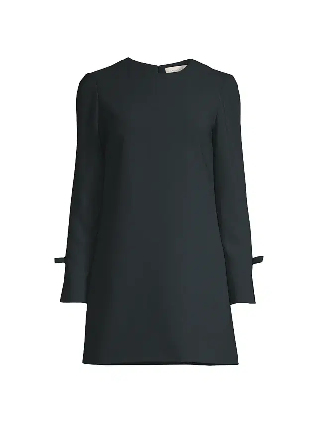 Women's Lily Long-Sleeve Shift Dress - Dark Midnight