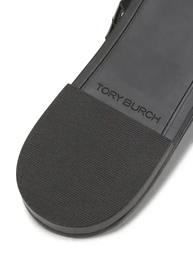 Tory Burch Women's Miller Patent Leather Thong Sandals - Black - Size 12 | Thumbnail 6