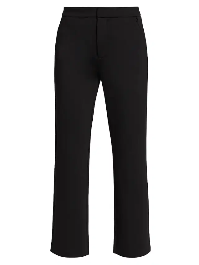 Good American Women's Sculpting Cropped Straight Trousers - Black