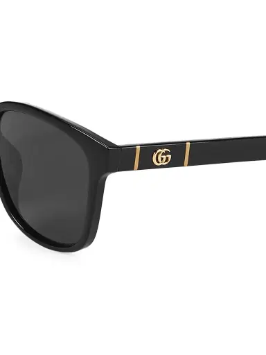 Gucci Men's 56MM Square Sunglasses - Black | Thumbnail 3