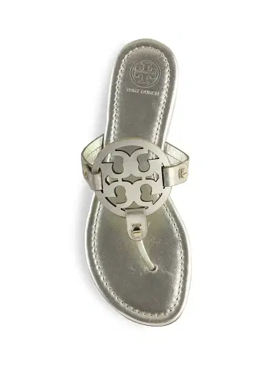 Tory Burch Women's Miller Metallic Leather Thong Sandals - Spark Gold - Size 5.5 | Thumbnail 5 Tory Burch Women's Miller Metallic Leather Thong Sandals - Spark Gold - Size 5.5 | Thumbnail 5