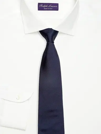 Ralph Lauren Purple Label Men's Solid Silk Tie | Thumbnail 2