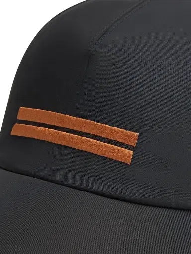 Zegna Men's Technical Fabric Hat - Black - Size Medium | Thumbnail 3