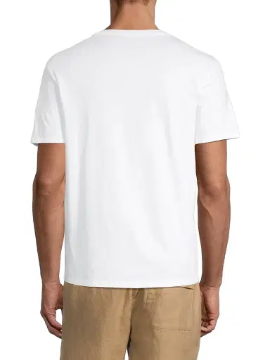Vince Men's Short-Sleeve V-Neck T-Shirt - Optic White | Thumbnail 5 Vince Men's Short-Sleeve V-Neck T-Shirt - Optic White | Thumbnail 5