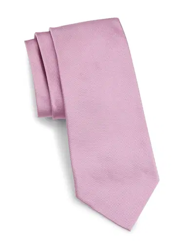 Ralph Lauren Purple Label Men's Peau de Soie Silk Tie - Pink | Thumbnail 1 Ralph Lauren Purple Label Men's Peau de Soie Silk Tie - Pink | Thumbnail 1